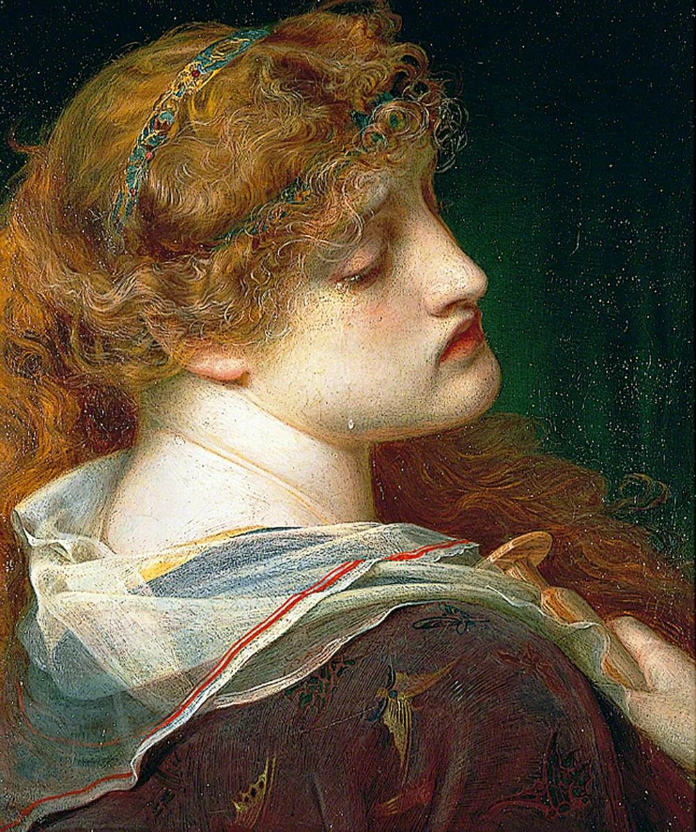 Frederick Sandys-36-Maria Maddalena - Norfolk Museums Collections